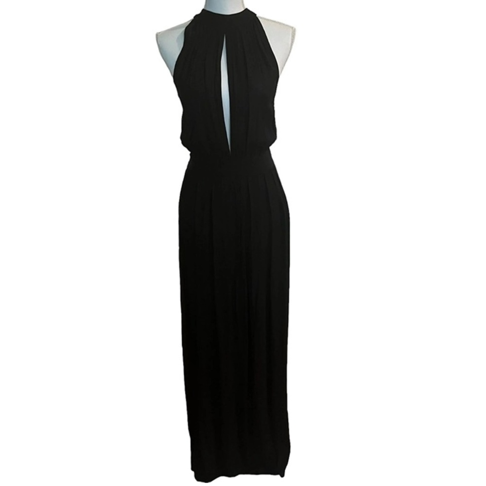 Cleobella Black Maxi Keyhole Dress, L